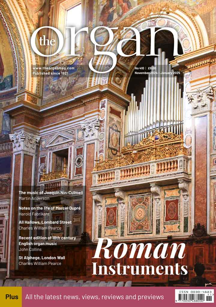 The organ magazine Autumn 2024